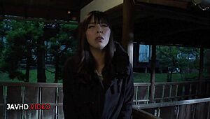 Naughty milf Ryoko Murakami gives this blowjob outdoors, leading to a spectacular cumshot finale... 😏