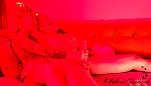 Hubby Edging Expedition With Muscular Blonde Babe In Sexy Couple Handjob Punishment.