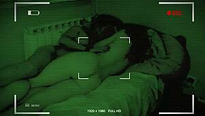 Caught Stepdaughter Fucking Boyfriend At Night In Intense Homemade Teen Action