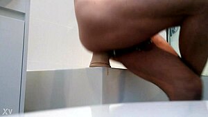 huge dildo ready for action