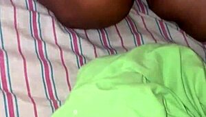 I Feel So Aroused With My Big Ebony Tits Ready For Play