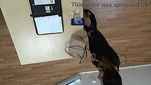Skinny Latina slut Mandy Mynxx casually takes deepthroat gagging and hardcore cock sucking in the scene.