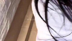 young colombian teen babe gets hardcore doggystyle pounding in hotel after classes with pov cum inside