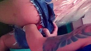 hey, what if we try this sex toy outdoors... you up for anal fun with that latina doll??