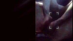 Oh man, can you believe this pretty girl giving an old man a cheating footjob?!