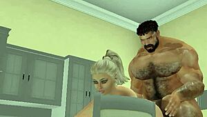 Oh Wow, That Lucky Neighbor Scores Big Time With The Hottest Football Hunk's Massive Cock!