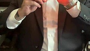 Jason Collins, lighting up a cigar while rocking that boner - but is smoking with a tattoo twist really satisfying?