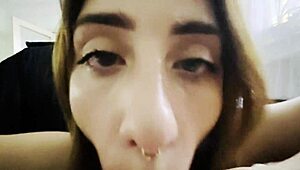 I love giving this sensual blowjob, choking and gagging while deepthroating you with wet domination