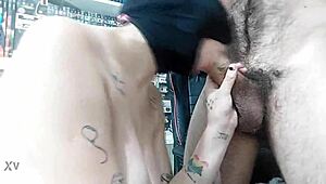 I sucked my Argentine stepbrother's 20 cm monster cock, feeling every inch in this curvy Latina session.