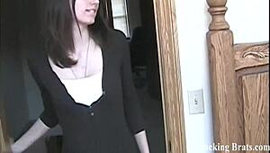 she's such a lil 18+ cutie in her sexy stockings...