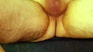 Masturbating with sex doll in homemade solo session