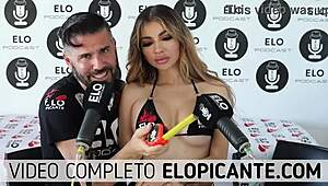 Hey, check out Elo Podcast spanking Veve Valencia with the paddle