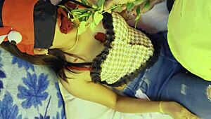 hot indian coed shares her first intimate college encounter in a steamy session.