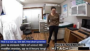 freshman, you getting that mandatory hitachi orgasm pov? mara luv spreads shaved pussy with toys.