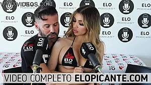 Hey, check out Elo Podcast spanking Veve Valencia with the paddle