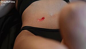 The fit milf endured a strict wax punishment session that left her soaked and trembling
