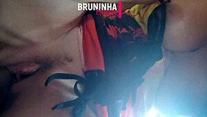 Pov of big clit fucking without condom filmed in close up continues on red