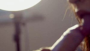 fucking with a big pierced cock in my mouth during homemade massage