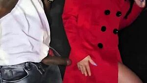 I joined casal hotwife cucloud for bareback interracial creampie with big black cock after the party in brazilian style