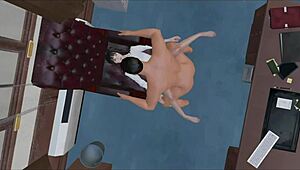 Hey, you wanna see this Asian shemale in stockings get rough deepthroat and anal action? What a wild start!