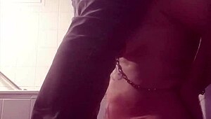 french housewife turns into humiliated slave for 2024 pissing shower and blowjob session in homemade bdsm with buttplug and dirty talk