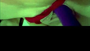 Rossmexicana indulges in solo masturbation with her dildo while wearing those sexy red stockings for ultimate pleasure.