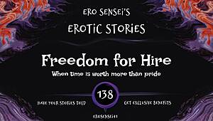 Hey, dive into this Freedom for Hire erotic audio made for women, episode ESes138