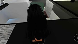 uhh sexo em publico na praca da cidade com plateia no brookhaven like wow