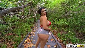 hey check out smoking hot nia bleu on all fours taking jovan jonathan's big black cock in her pussy