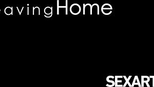 Watch This Stunning Brunette Babe Masturbate to Explosive Orgasm!