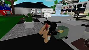 uhh sexo em publico na praca da cidade com plateia no brookhaven like wow
