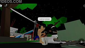 uhh sexo em publico na praca da cidade com plateia no brookhaven like wow