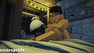 Roblox Adventure with Roommate Invited Over for Dorm Fun