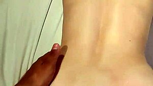 unas buenas nalgas marked the moment as he fingered and masturbated his skinny young latina girlfriend before a doggystyle creampie in her ass