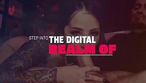 Will This Seductive Goth Hottie Raven Lane Dominate And Fuck Her Horny Friend With Deepthroat And Rough Doggystyle?