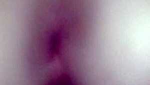 wet pussy and asshole get bent over in homemade doggystyle with clit play