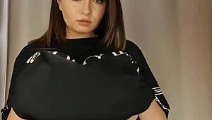 Busty Ema Displays Her Massive Big Boobs in a Fat BBW Showcase with Natural Tits and Curvy Figure on Full View