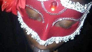 Someone is sucking on a big dick while twerking that fat ass in a sloppy deepthroat game.