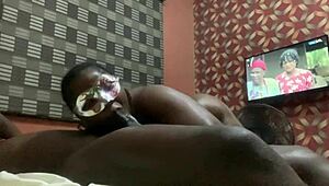 Girlfriend Gives Blowjob Before Riding Tanned Boyfriend's Cock With Her Big Ass