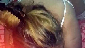 Recording on Cell Phone as Latina Milf in Sexy Thong Panties Gets Fucked from Front