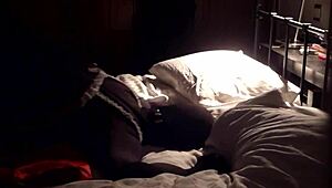 Hey, we're having a blast getting tied up in these zentai suits for some French maid bondage fun.