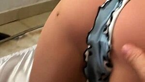 Stepdad Notices His Stepdaughter Using An Anal Plug Sex Toy In Outdoor Public Amateur Scene