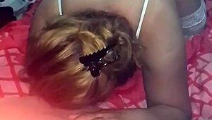 Recording on Cell Phone as Latina Milf in Sexy Thong Panties Gets Fucked from Front