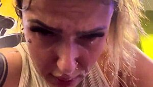 I didn't notice my shirt became see-through from sweat at the gym, what a delicious surprise