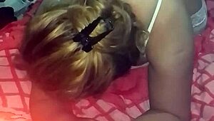 Recording on Cell Phone as Latina Milf in Sexy Thong Panties Gets Fucked from Front