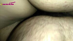Young BULL TAKES on MEXICAN MILF BBW in CHEATING FUCKING SESSION. She moans as he dominates her big ass and tits.