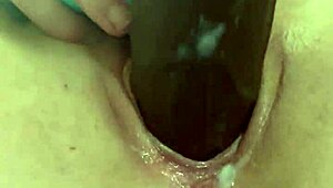 katie bugg rips her clothes to fuck herself hard with a black dick in wet pussy solo