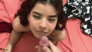 I put together this recopilación of cums with so much semen just for the latina stepsister Mafelago
