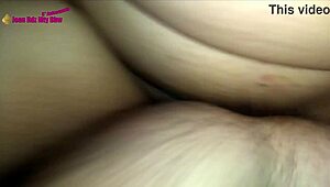 Young BULL TAKES on MEXICAN MILF BBW in CHEATING FUCKING SESSION. She moans as he dominates her big ass and tits.