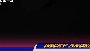 Angel Wicky's Massive Boobs Bounce Intensely